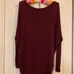 Burgundy Tunic Top